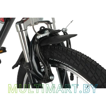 Детский велосипед Novatrack Pointer 20SH6V.POINTER.BK9 (черный/красный, 2019) картинка 4
